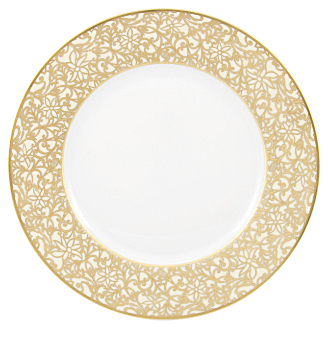 Assiette à  diner ivoire - Raynaud