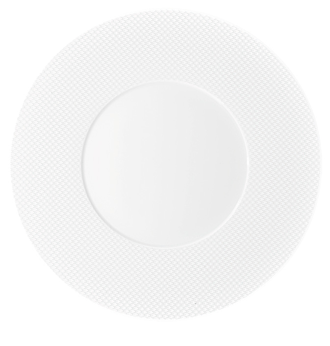 Assiette de présentation ronde centre rond - Raynaud
