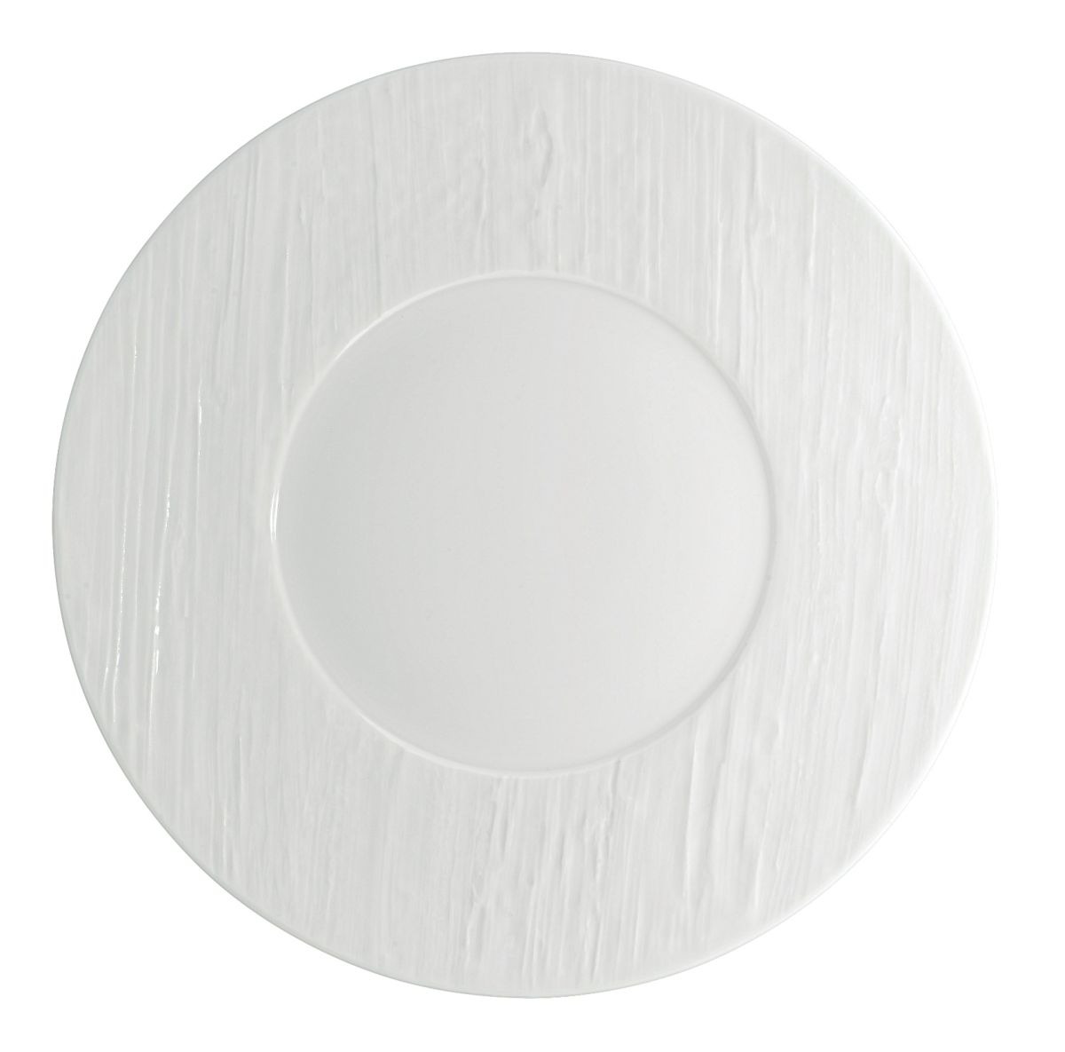 Assiette de présentation ronde centre rond - Raynaud