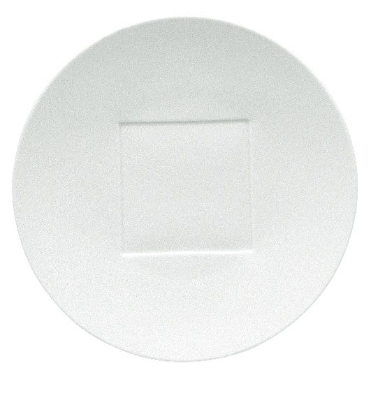 Assiette de présentation ronde centre carré - Raynaud