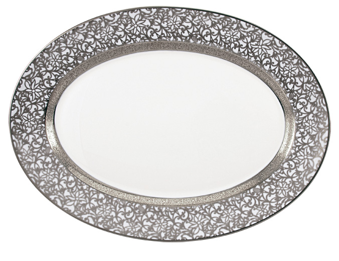 Plat ovale blanc - Raynaud
