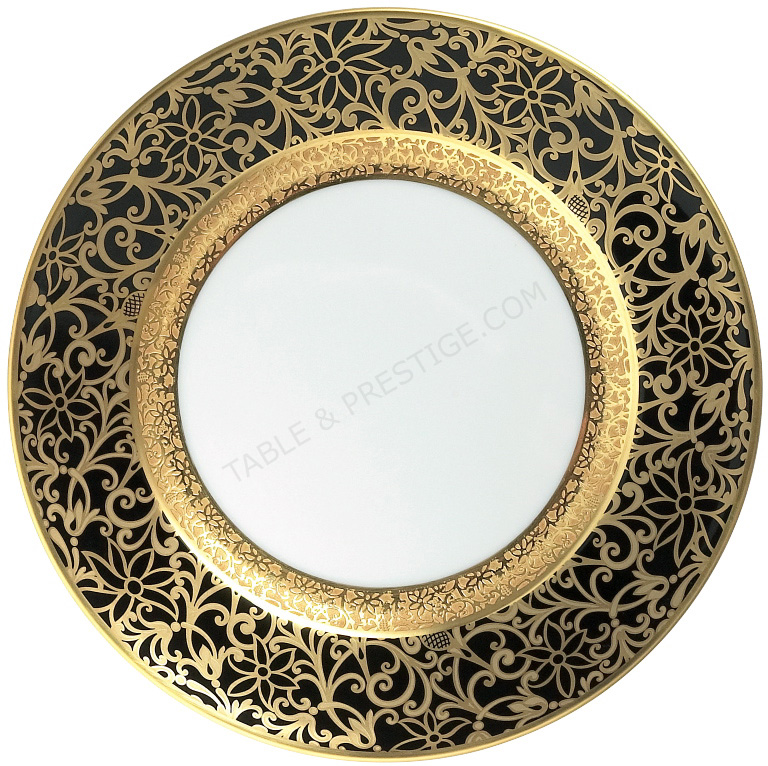 Plat rond creux rouge - Raynaud