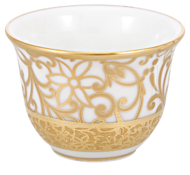 Zarf ou tasse à  saké blanc - Raynaud