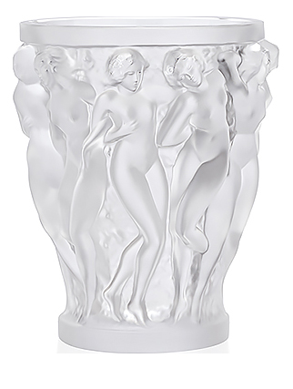 Vase bacchantes en cristal incolore, petit modèle - Lalique