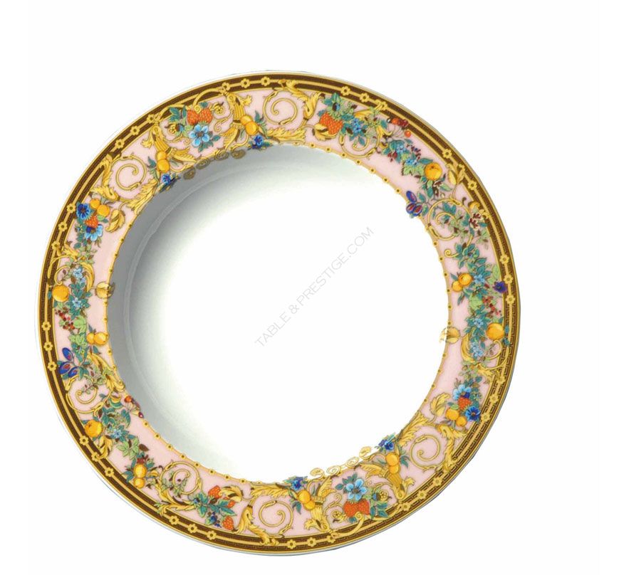 6 x assiette creuse 22cm - Rosenthal versace