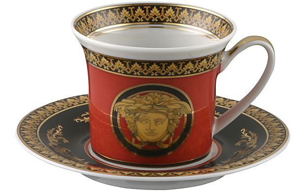 Tasse + sous-tasse espresso - Rosenthal versace