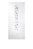 Panneau d'espace bouquet en cristal incolore, verre satiné, grand modèle - Lalique