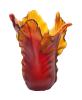Vase magnum ambre foncé - Daum