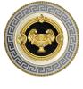 2 x assiette plate en porcelaine - versace