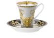 Paire tasse 2 haute en materiaux : Porcelaine - versace