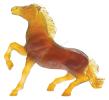 Cheval sauvage ambre - Daum
