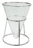 Glass champagne bucket in silver plated - Ercuis