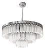 Lustre Orgue 3 rangs Chrom&eacute; - Lalique