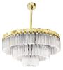 Lustre Orgue 3 rangs Dor&eacute; - Lalique