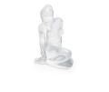 Sculpture flore en cristal incolore - Lalique