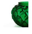 Vase languedoc grand modèle en édition numérotée, cristal vert vert - Lalique