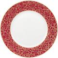 Assiette à  diner rouge - Raynaud