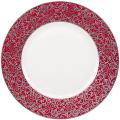 Assiette à  diner rouge - Raynaud