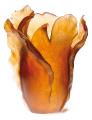 Vase ambre - Daum
