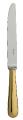 Couteau fromage 2 dents en metal argenté doré - Ercuis