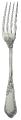 Fourchette table en argent massif - Ercuis