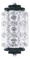 Applique seville petit modèle chromé incolore/noir us - Lalique