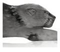 Sculpture panthère zeila petit modèle gris - Lalique