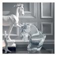 Sculpture tête de cheval incolore - Lalique