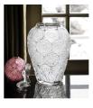 Vase anémones en cristal incolore - Lalique