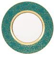 Assiette à  diner turquoise - Raynaud