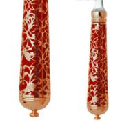 Insolent vermeil dore (grille + culot) rouge