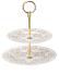 Etagère 2 pieces petite en porcelaine - versace