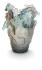 Vase cheval gris bleu - Daum