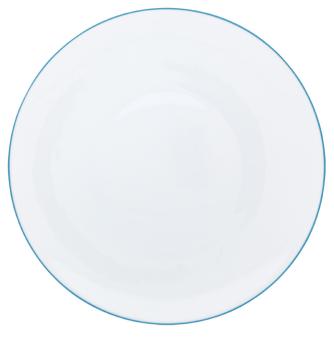 Assiette à  diner bleu turquoise - Raynaud