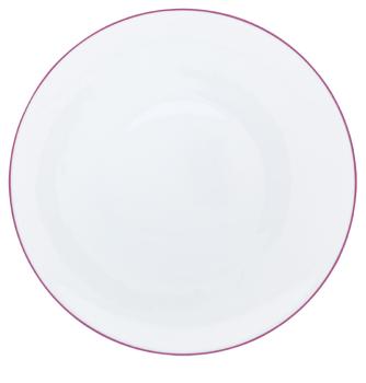 Assiette à  diner rose mauve - Raynaud