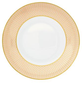 Assiette creuse orange - Raynaud