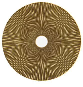 Assiette de présentation marron - Raynaud