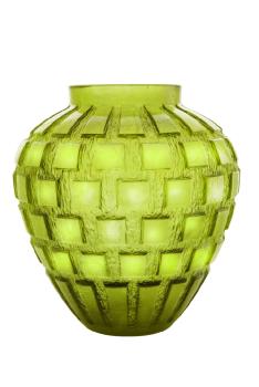 Vase vert olive - Daum
