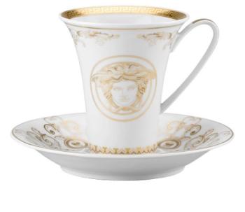 Paire tasse 4 haute en materiaux : Porcelaine - versace