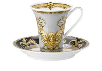 Paire tasse 2 haute en materiaux : Porcelaine - versace