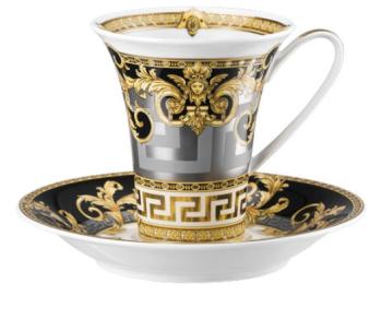 Paire tasse 4 haute en materiaux : Porcelaine - versace