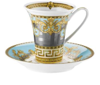 Paire tasse 4 haute en materiaux : Porcelaine - versace