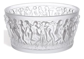 Coupe bacchantes en cristal incolore - Lalique