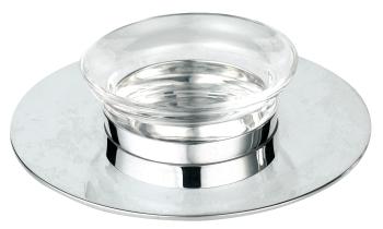 Coupe caviar individuelle 30 gr en métal argenté - Ercuis