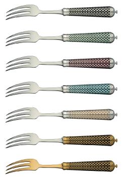 Couteau de table en argent massif - Ercuis