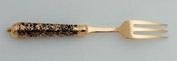 Couteau de table en argent massif - Ercuis