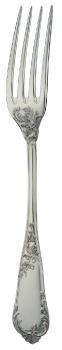Fourchette table en argent massif - Ercuis