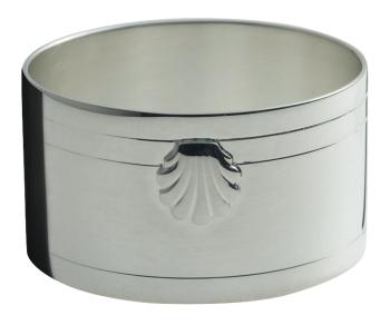 Rond de serviette en métal argenté - Ercuis