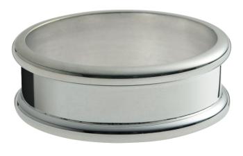 Rond de serviette en métal argenté - Ercuis