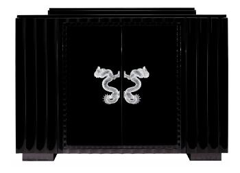 Bar Dragon Eb&egrave;ne noir - Lalique